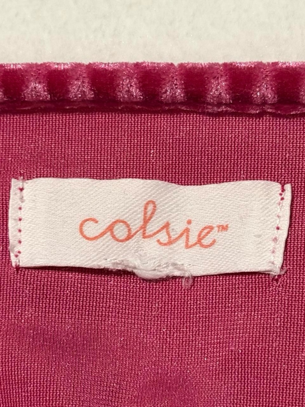 Colsie Ribbed Velvet Cami Dress - Fuchsia - Picture 3 of 5